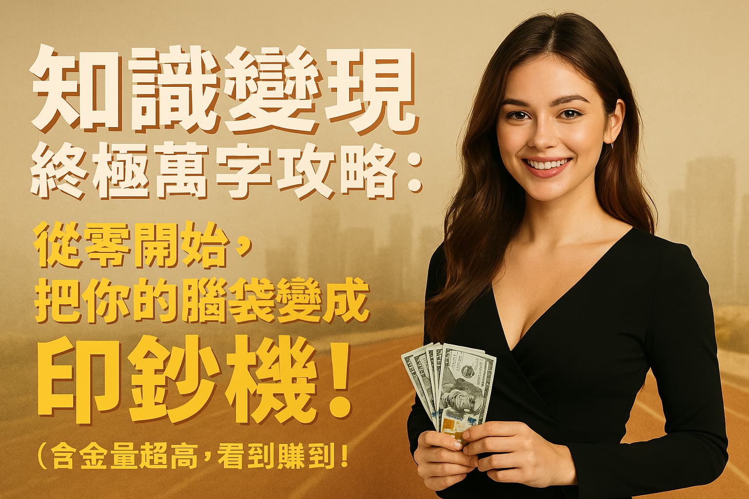 知識變現，終極萬字攻略，從零開始把你的腦袋變成印鈔機