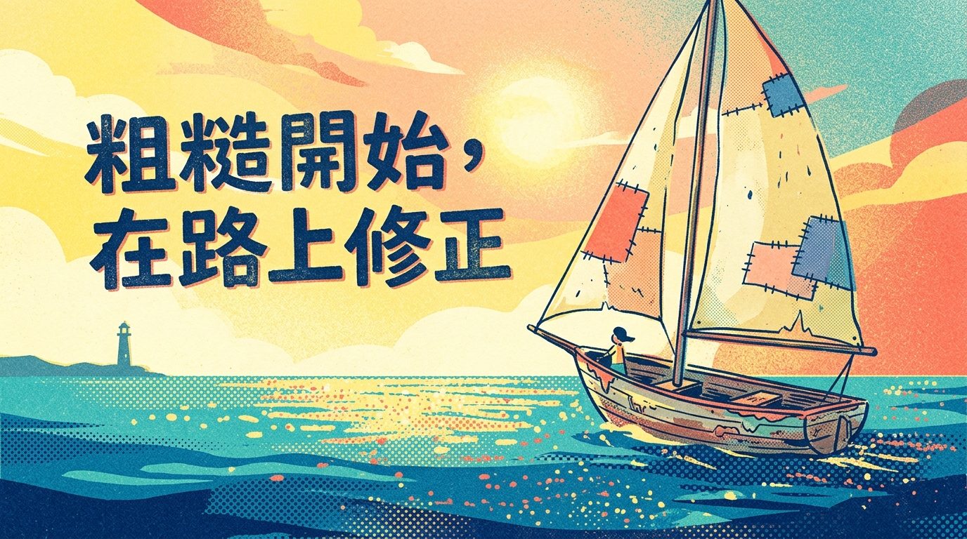 粗糙開始，在路上修正